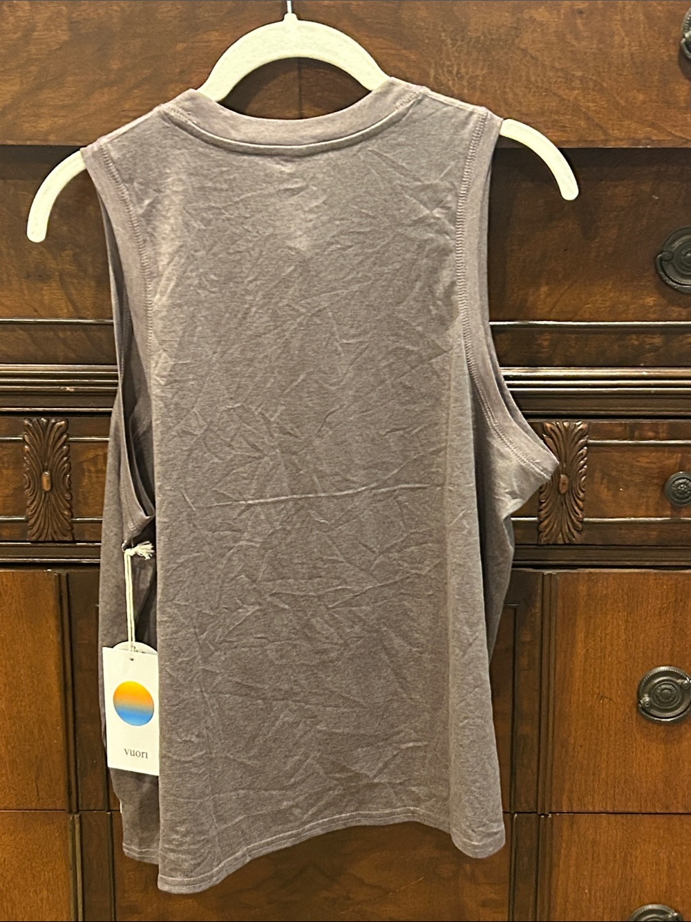 NWT Vuori Energy Top Sleeveless Long Hazel Heather L - Picture 3 of 12